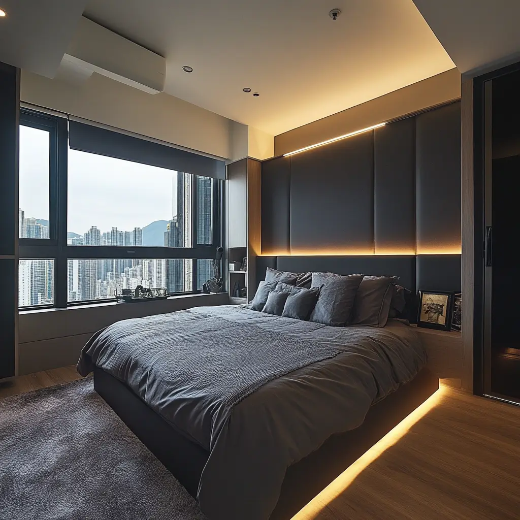 bedroom room deco in hong kong north point in kpdecohk