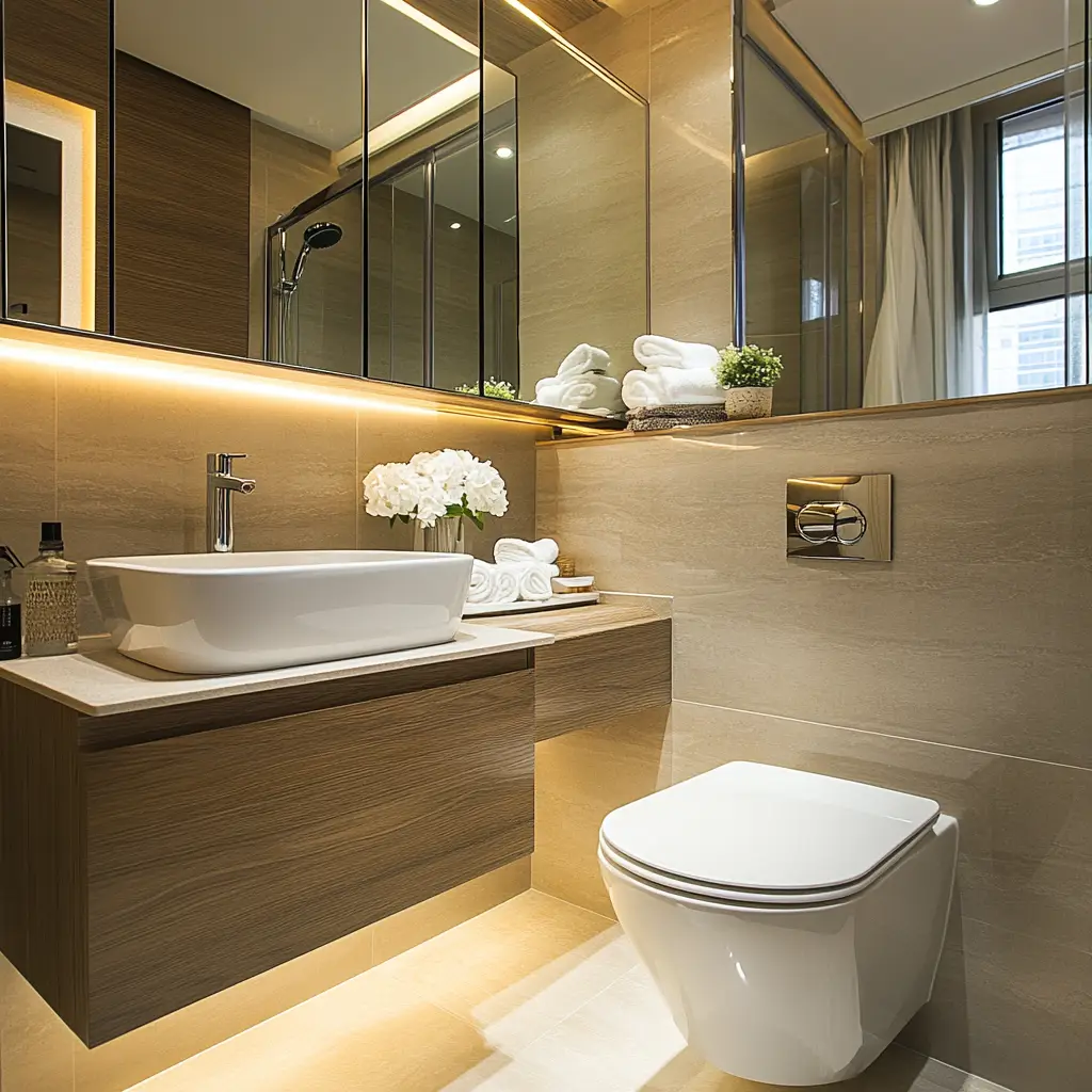 hotel bathroom deco in hong kong kpdecohk