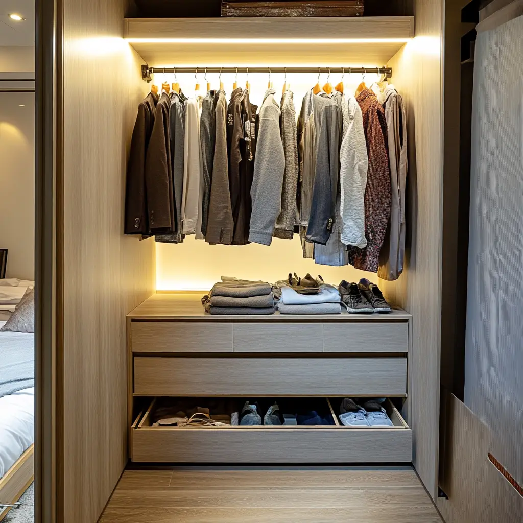 hotel closet room deco in hong kong kpdecohk