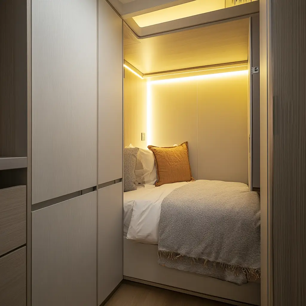 single bedroom with modern stylist in KPdecoHK